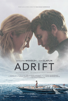 Theatrical poster for the 2018 feature film Adrift